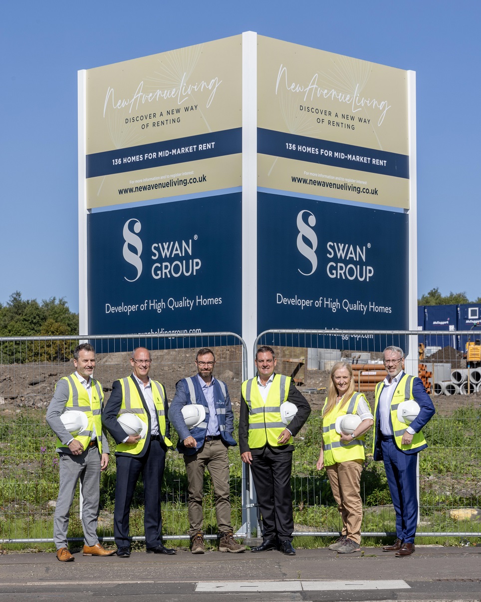 Swan Group breaks ground at 136home Glasgow development Scottish
